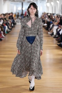 Model on the catwalk