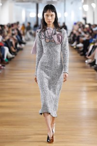Model on the catwalk