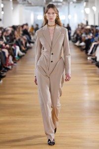 Model on the catwalk