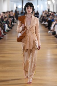 Model on the catwalk