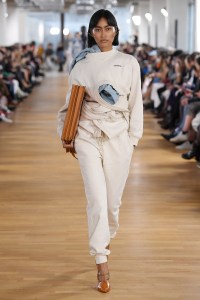 Model on the catwalk