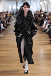 Model on the catwalk