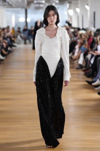 Model on the catwalk