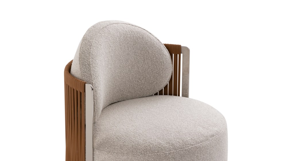 Fendi Casa Thea outdoor armchair.