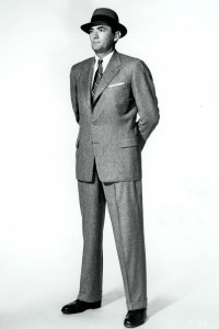 Gregory Peck in 'The Man In The Gray Flannel Suit,' 1956.