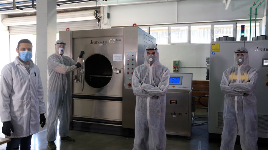 Jeanologia converts its finishing technology to support coronavirus relief.