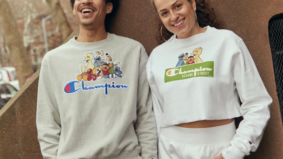 Champion and Sesame Street collaborated on a nostalgic new collection of sweatshirts, hoodies and joggers for men, women and children.