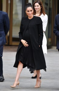 Meghan Duchess of Sussex wearing Givenchy.