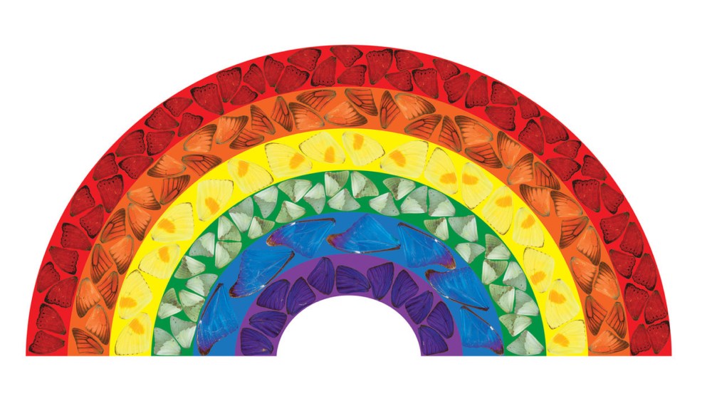Damien Hirst, Butterfly Rainbow, 2020