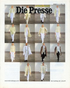 Cover of Die Presse weekend supplement
