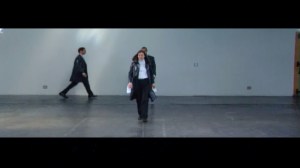 Video still from the show