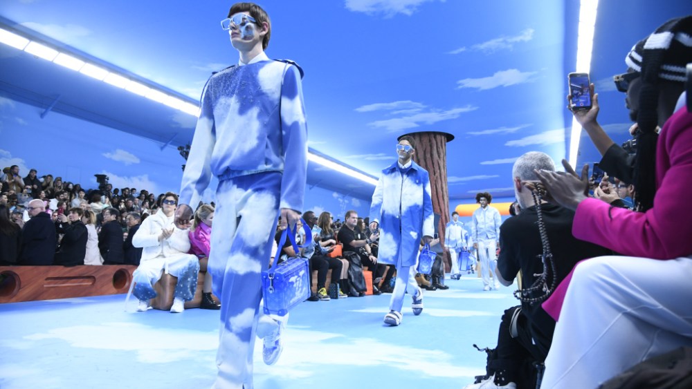 Ambiance at Louis Vuitton Mens Fall 2020, photographed in Paris on Jan 16, 2020.