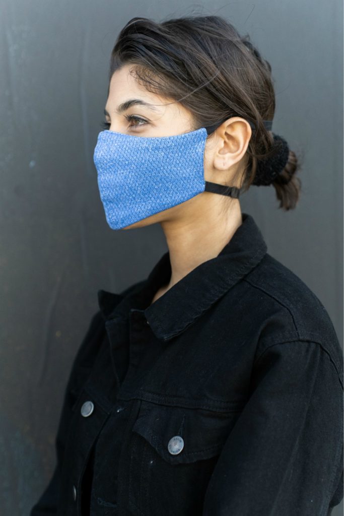 The Vanguard mask has adjustable straps and is available in two sizes, Jogiel said.