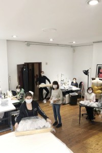 A look at the mask production space.