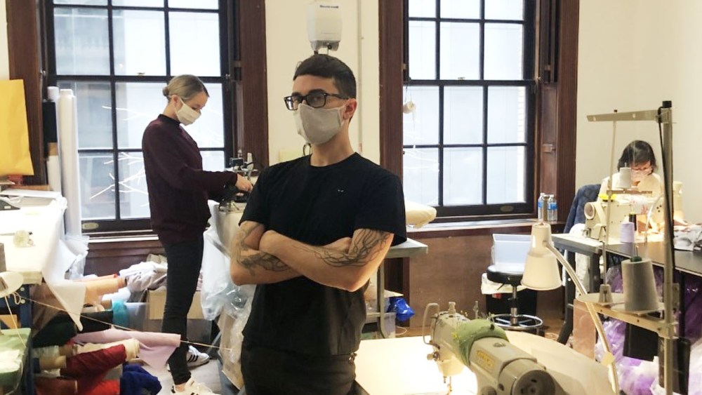 Christian Siriano is leading a team to make masks and gowns for relief workers.