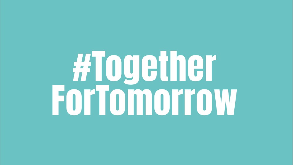 The #TogetherForTomorrow initiative aims to support Italian young designers.