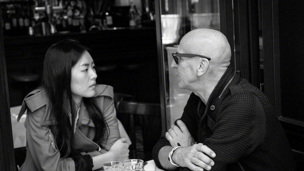 Liu Wen and her mentor Joseph Carle, who discovered her when she was a fitting model at Marie Claire China.