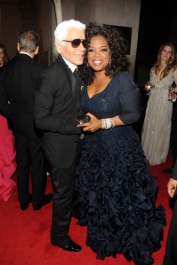Karl Lagerfeld and Oprah Winfrey, 2010