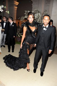 Chrissy Teigen and John, 2011