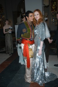 Zac Posen and Karen Elson, 2004.