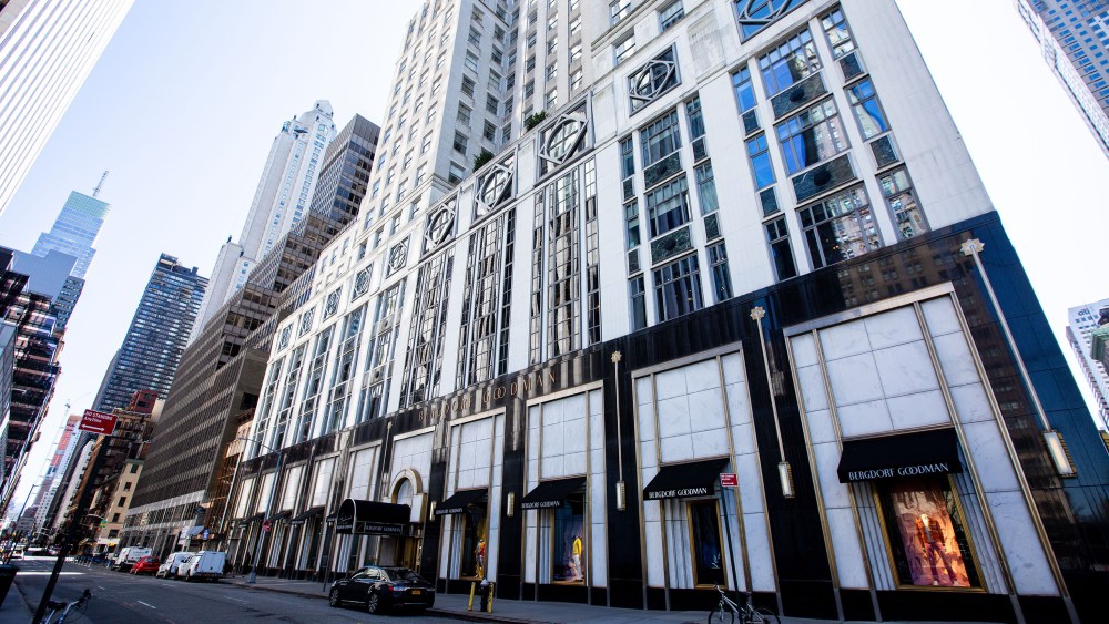 Bergdorf Goodman's luxury department store on Fifth Avenue in Midtown Manhattan.