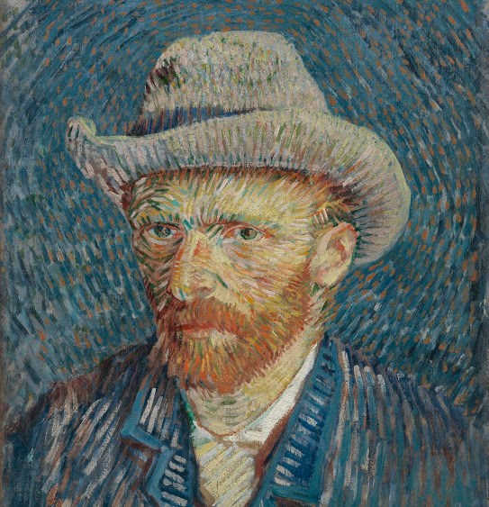 Vincent Van Gogh, “Self-Portrait with Grey Felt Hat,” 1887.