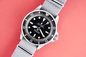 Eric Wind- Owner, Wind Vintage
Rolex “Military” Submariner made for the UK Royal Navy from 1975