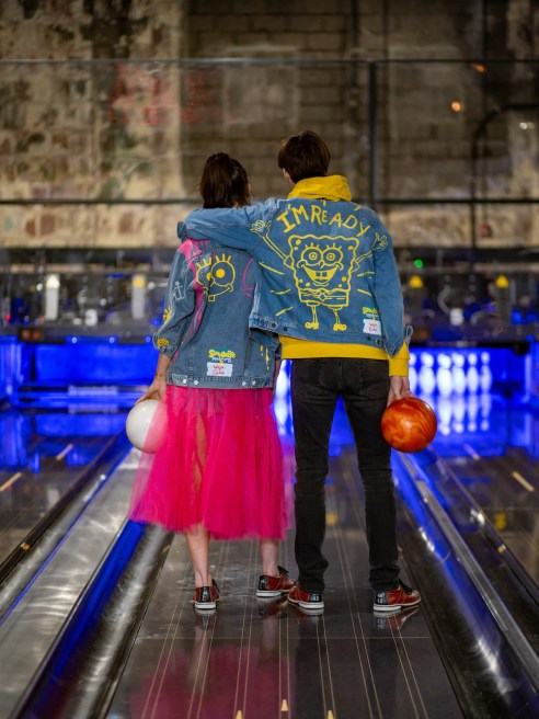 Wren + Glory announced a cheerful collaboration with Nickelodeon’s “SpongeBob SquarePants,” featuring hand-painted denim jackets.