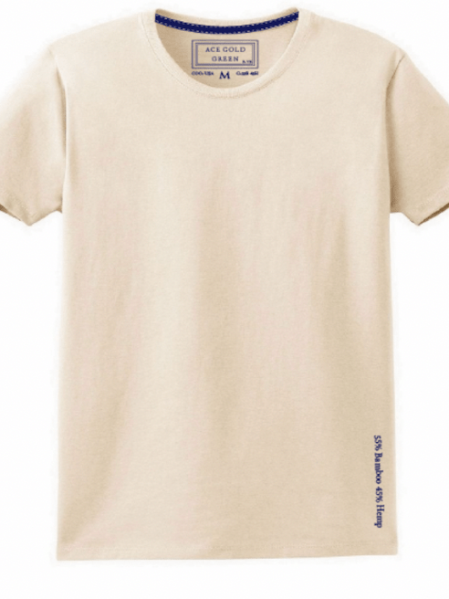 Adriano Goldschmied and Ace Rivington’s Beau Lawrence launched Ace Gold Green to create a cotton-free T-shirt made of hemp and bamboo.