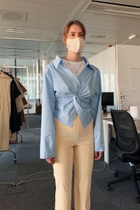 The Nanushka at home fittings process.