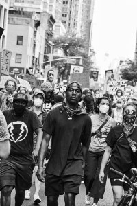 Juneteenth marches photographed by JD Barnes on June 19, 2020 in NYC .