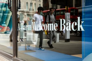 London retail reopens following the Covid-19 closures.