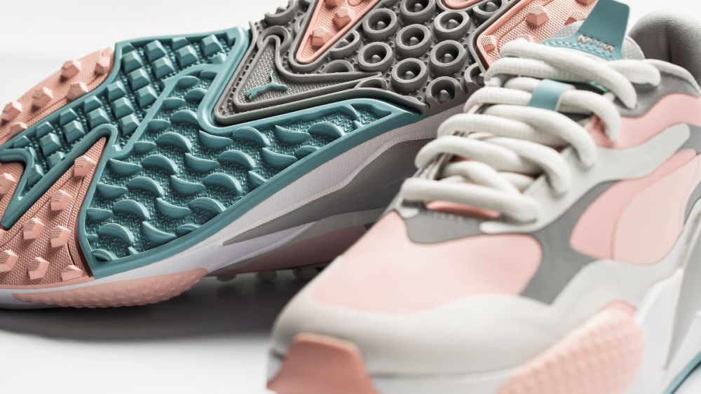 Puma Golf has released the RS-G footwear silhouette for golfers, using the same design incorporated in the original Puma RS running shoes.