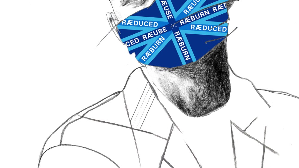 Raeburn's face covering design