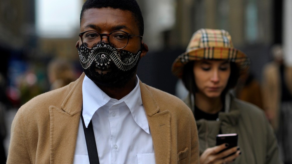 Face masks may become the next 'It' item in fashion.