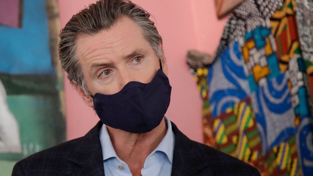 California Governor Gavin Newsom In June 2020
