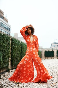 A look from Carolina Herrera Resort 2021.