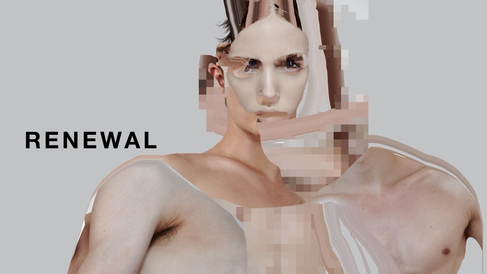 Visual image of London College of Fashion's digital graduate showcase.