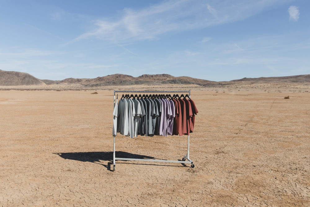 Cuts men's shirts come in three different hem and five neckline options. 