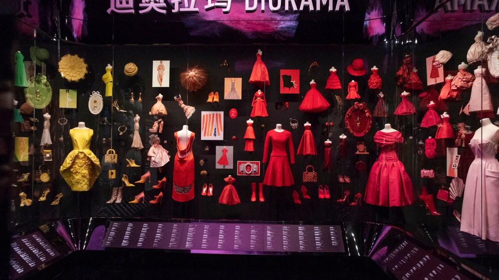 Dior's 'Designer of Dreams' exhibition in Shanghai.