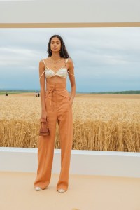 Backstage at Jacquemus RTW Spring 2021