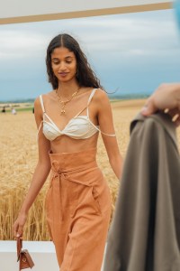 Backstage at Jacquemus RTW Spring 2021
