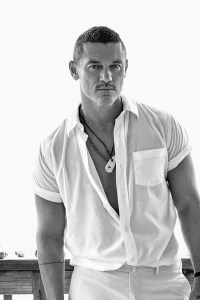 Banana Republic’s cotton shirt and Loro Piana’s cotton and elastane pants.