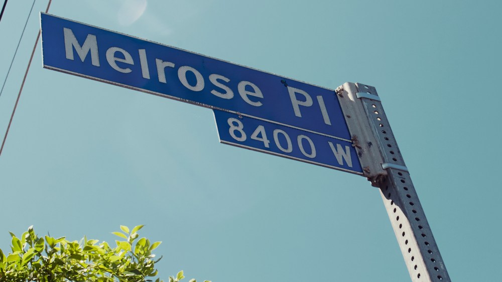 Stores on Melrose Place in Los Angeles experience a drop in popularity due to COVID-19.