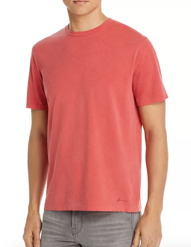 Rivet compiled a list of men’s T-shirts that feature stripes, tie dye and other interesting effects that elevate a basic tee.