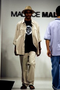 A look from Maurice Malone's Spring 1998 Collection.