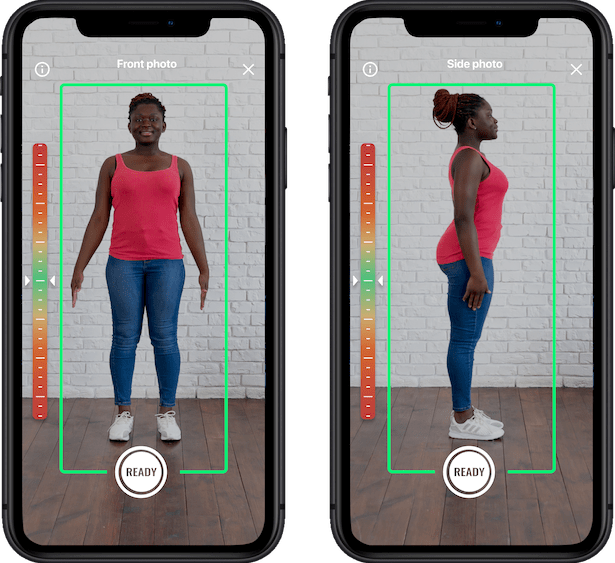 3DLook mobile fit technology scanning