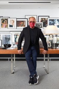Like millions of other people, Michael Kors went into strict COVID-19 quarantine in March. He and a limited number of staffers returned to the office in mid-June, the better to deal with hands-on issues of design. Kors’ mask of choice: Scalamandre zebras, the same print that once graced the walls of the now-closed Gino’s restaurant, near Bloomingdale’s. Throughout the pandemic, Kors has maintained his long-running trunk-show schedule, only now, via Zoom. He conducted a Neiman Marcus event in front of a wall of portraits he’s collected over the years.