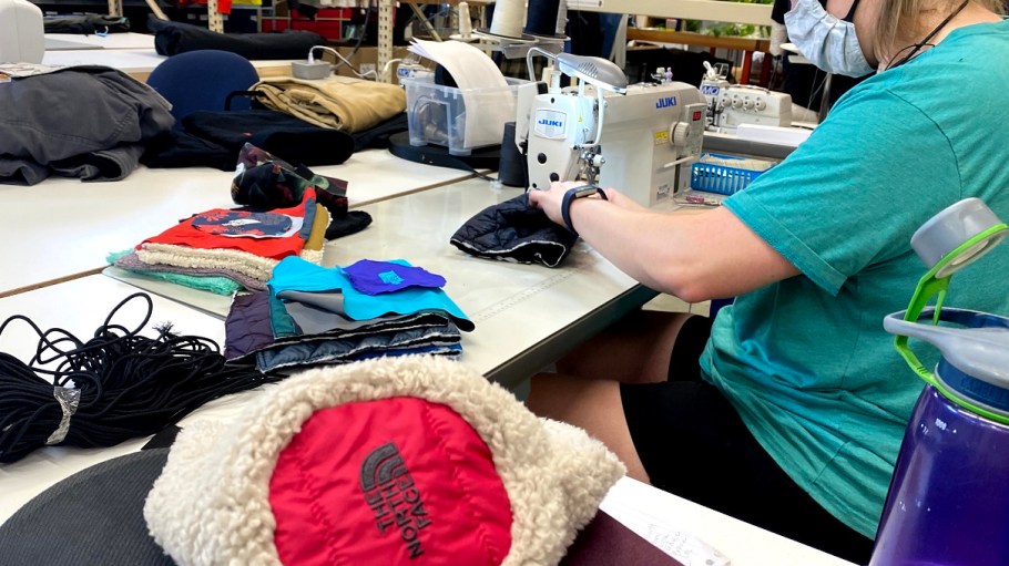 The North Face is celebrating the fourth annual Global Climbing Day on Aug. 22 by selling a limited-edition run of upcycled chalk bags.