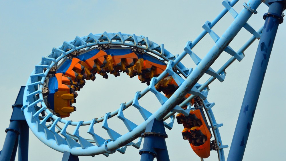 rollercoaster corkscrew